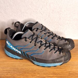 Scarpa Mescalito Men 12.5 EU 45.5 Blue Gray Approach Climbing Hiking Shoes